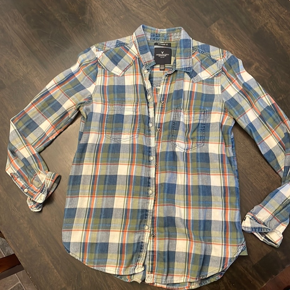American Eagle boyfriend fit flannel